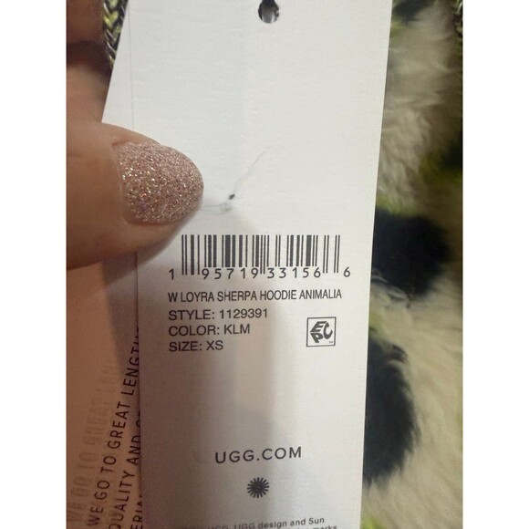 UGG Sherpa Hoodie NWT XS - Picture 7 of 8